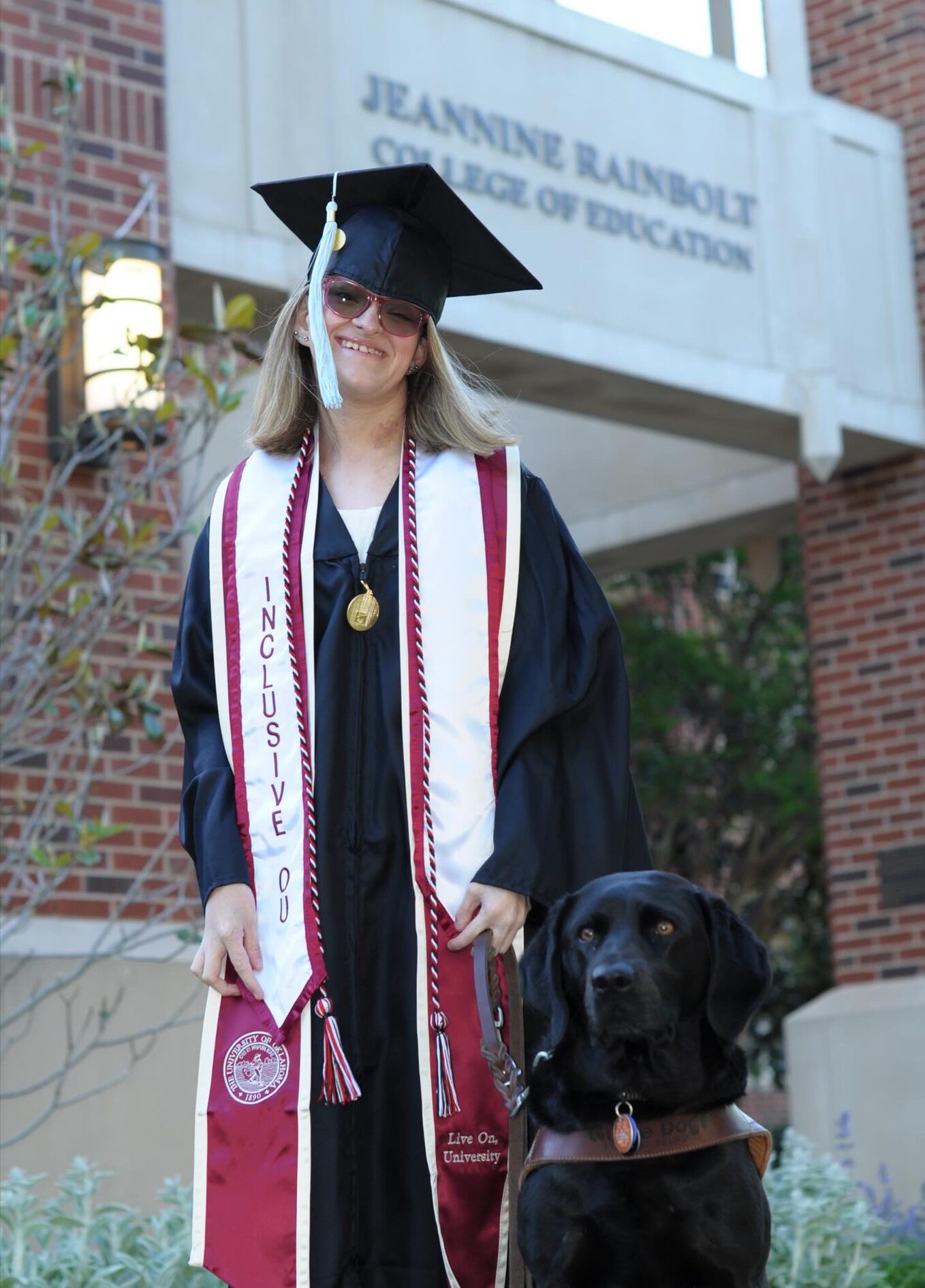 Grace Medina & Velvet (the dog)