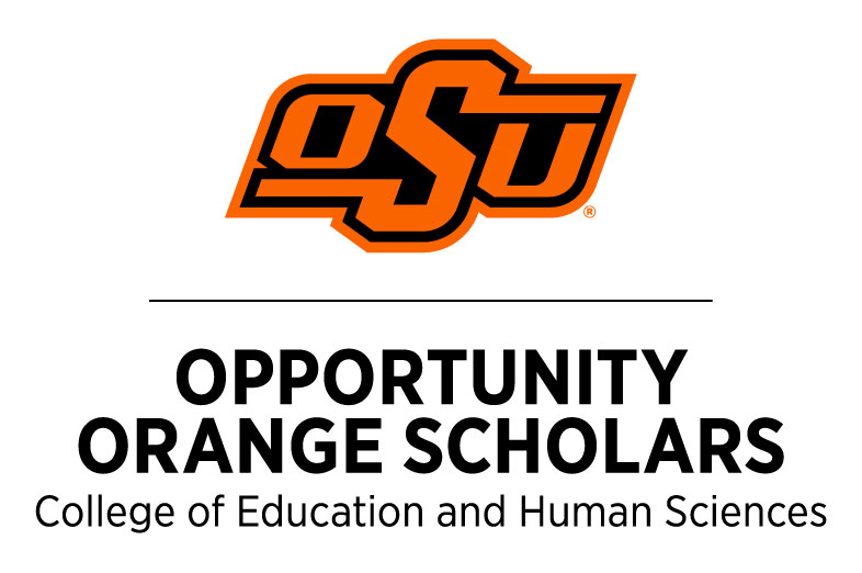 Oklahoma State's OPPORTUNITY ORANGE SCHOLARS' logo.