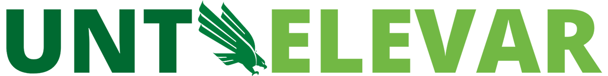 University of North Texas' ELEVAR program's logo.